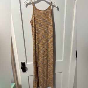 Maurice’s 24/7 Rib Knit Maxi Dress With Leg Slit Womans Size XS